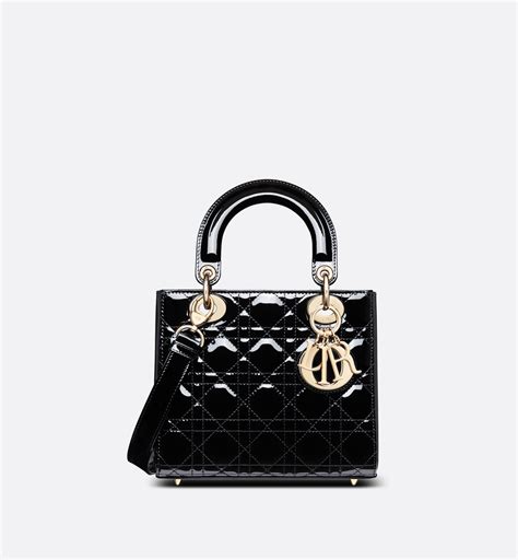 lady dior grained calfskin small|DIOR.